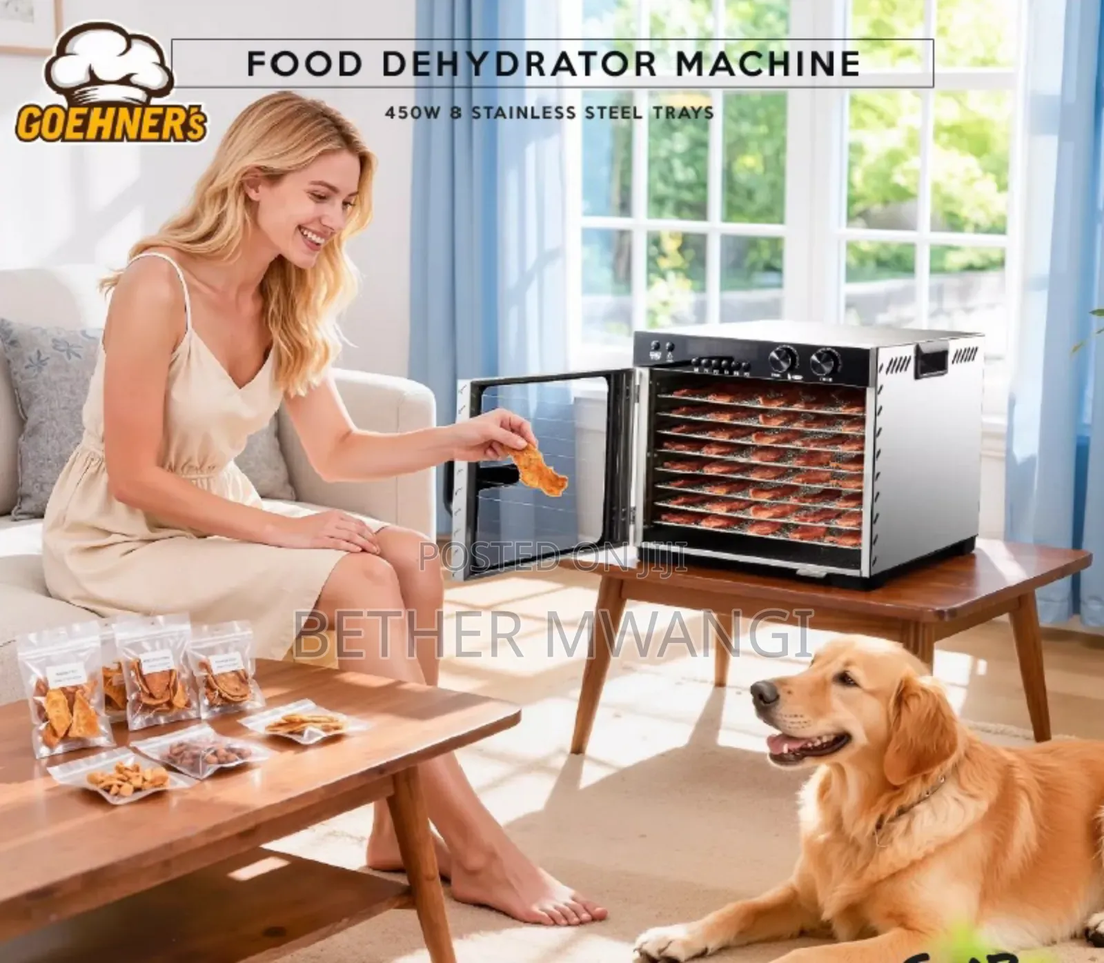8- Shelf Food Dehydrator Machine In Kenya