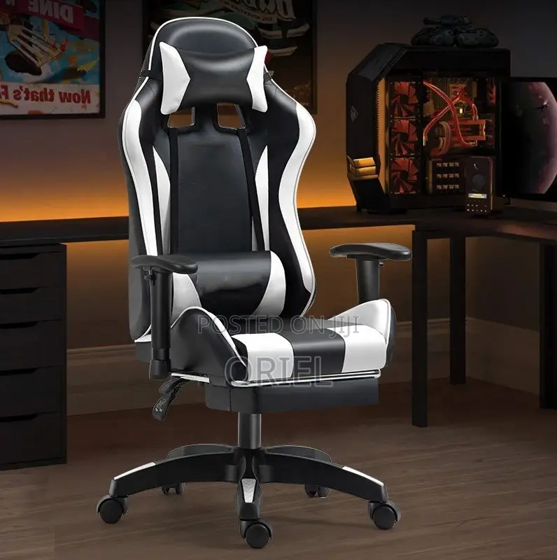 Gaming Chair: Game Pro Lumbar Support Office Gaming Chair