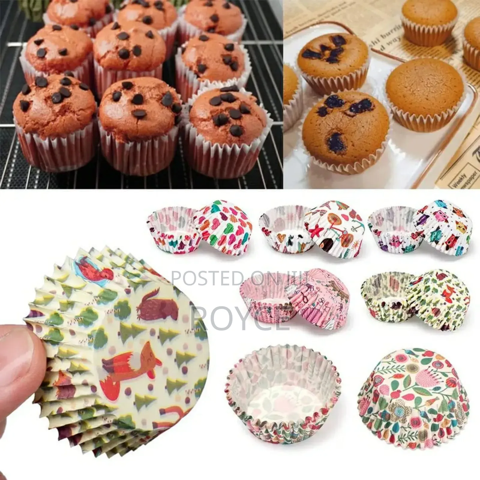 Disposable Cupcake Paper Inserts-50pcs