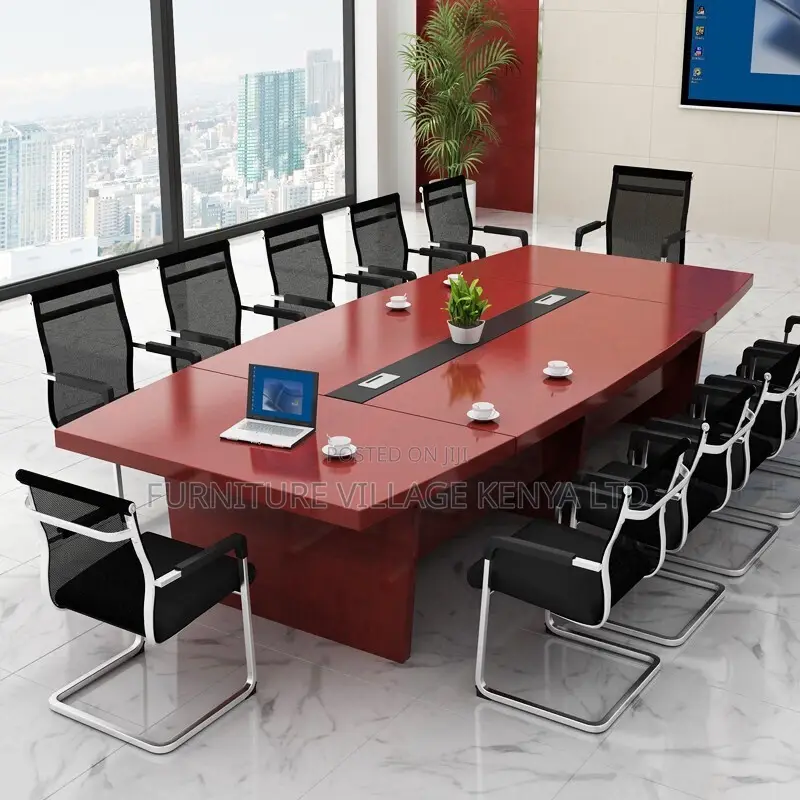 Boardroom Table; 14 - 16 Seater Mahogany Office Boardroom Table