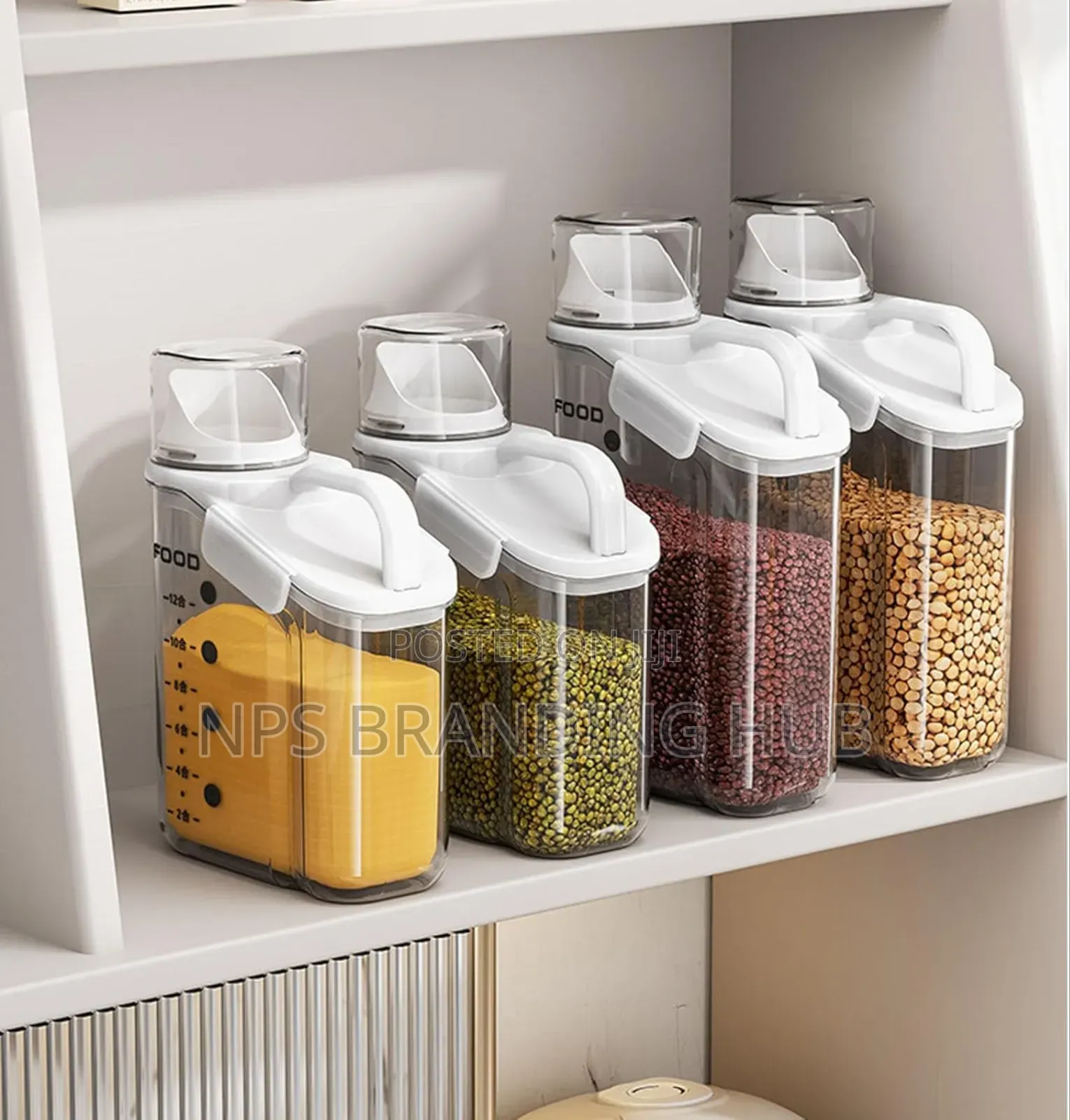 Clear Air Tight Multi-purpose Fresh Food Container Capacity 3l P.O