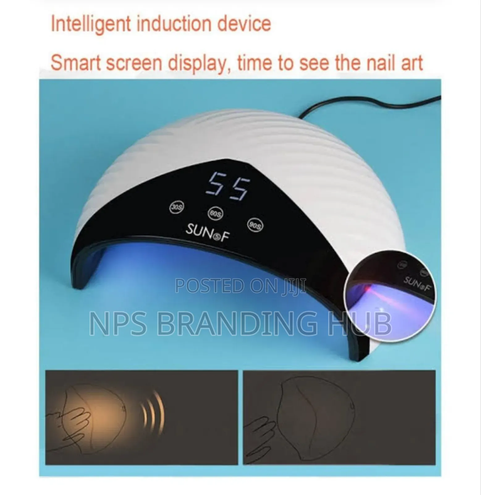 Automatic Nail Drying Led Uv Lamp Kit P.O