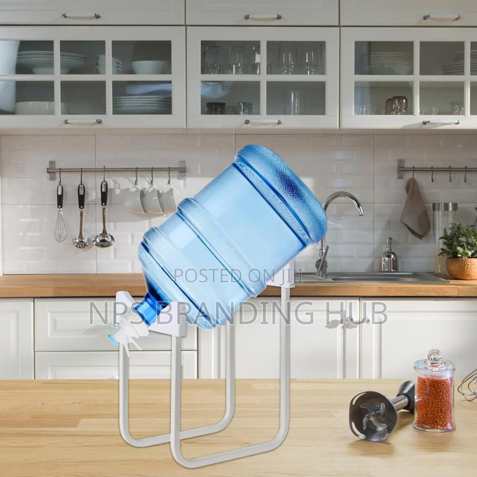 Water Dispenser Bucket Storage Rack + Tap Cork (Po ,Cn