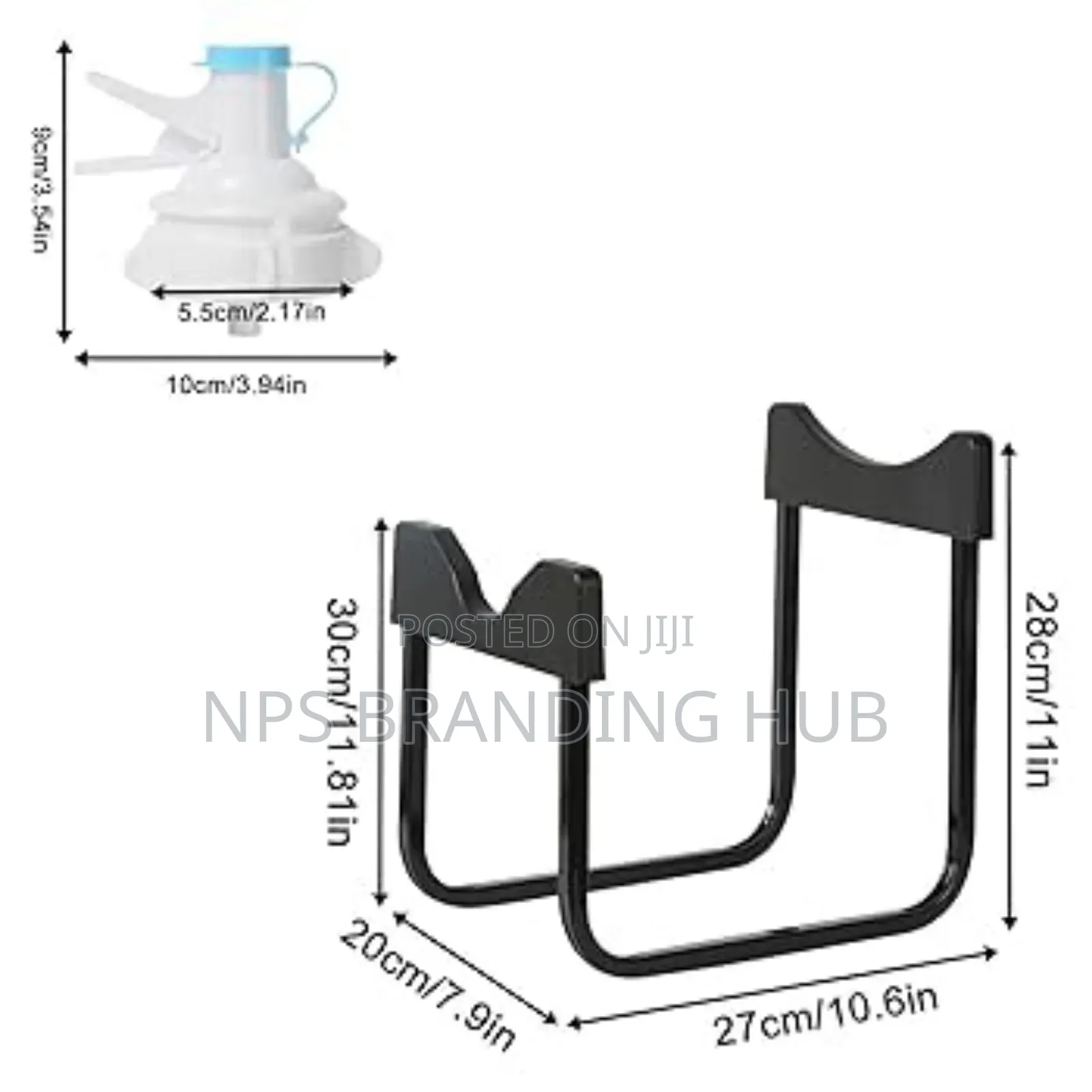 Water Dispenser Bucket Storage Rack + Tap Cork (Po ,Cn
