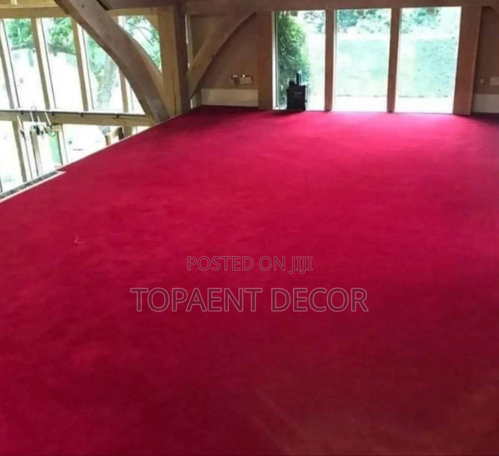 Make Every Step Feel Premium With Red 10mm Thick Wall To Wall Carpets