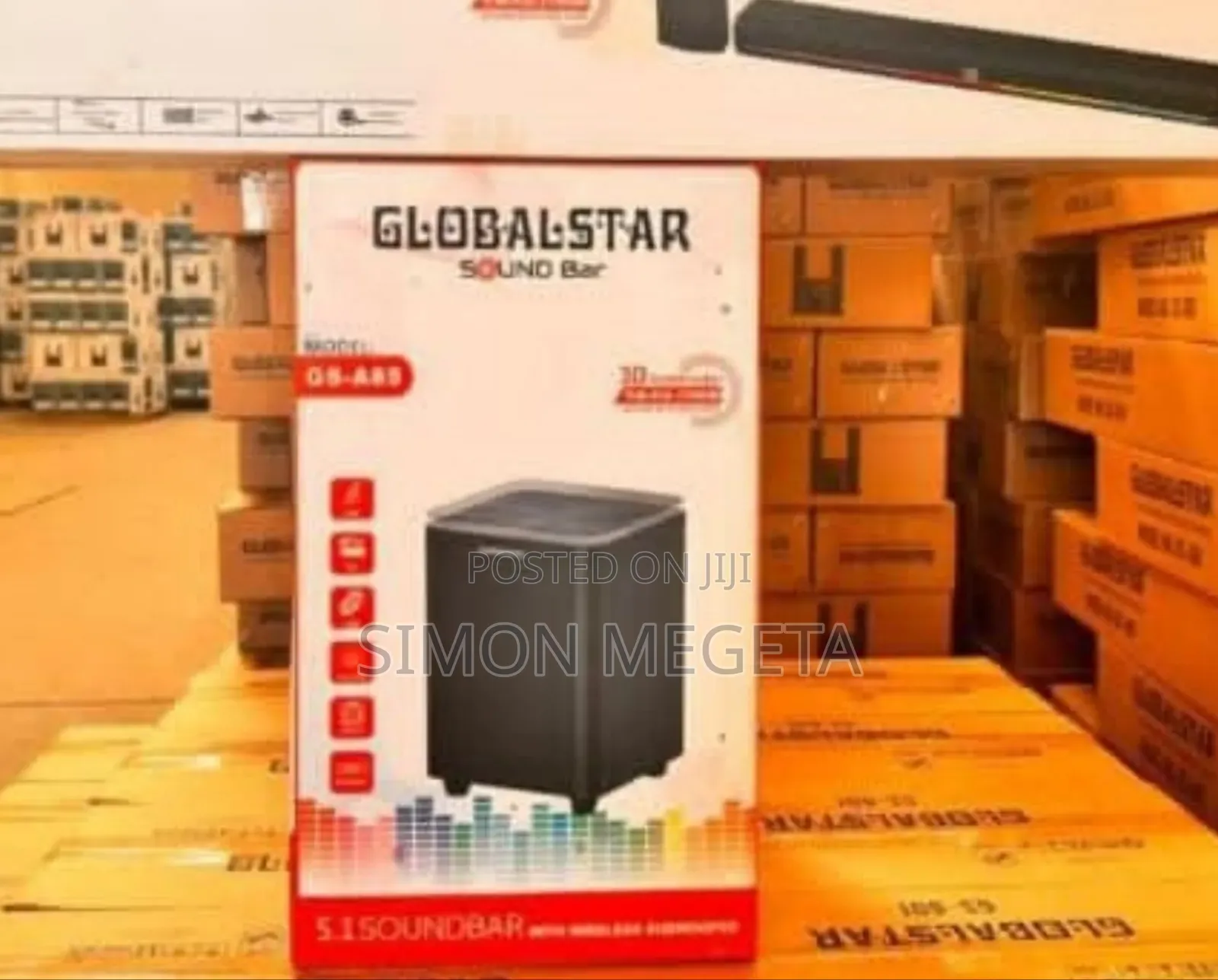 5.1 Ch Globalstar Soundbar A85 Wireless 170w
