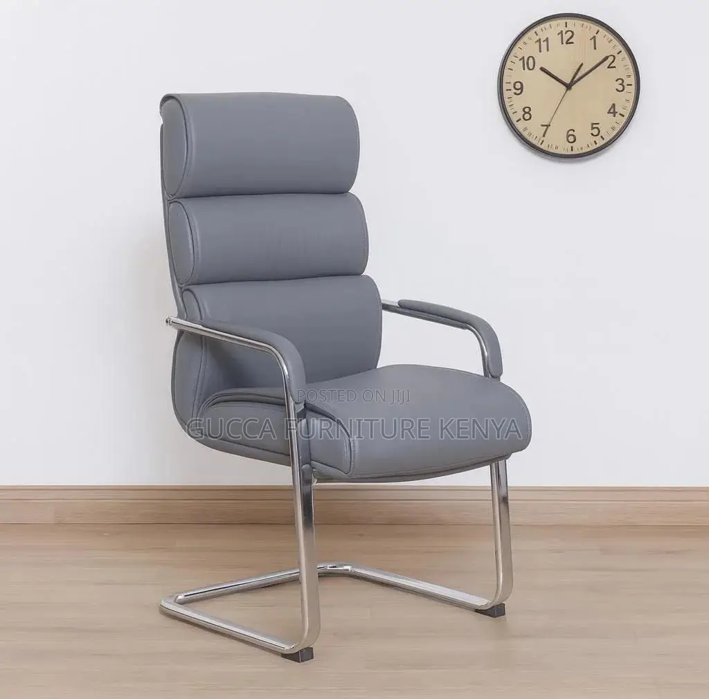 Leather Upholstered Executive Visitor Chair