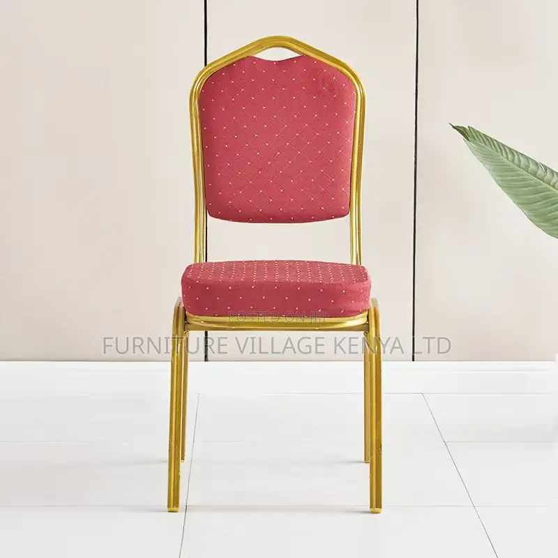 Office Chair; Red/Blue Banquet Conference Office Chair