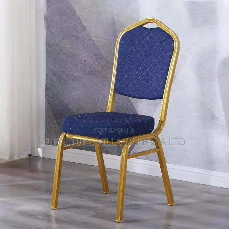 Office Chair; Red/Blue Banquet Conference Office Chair