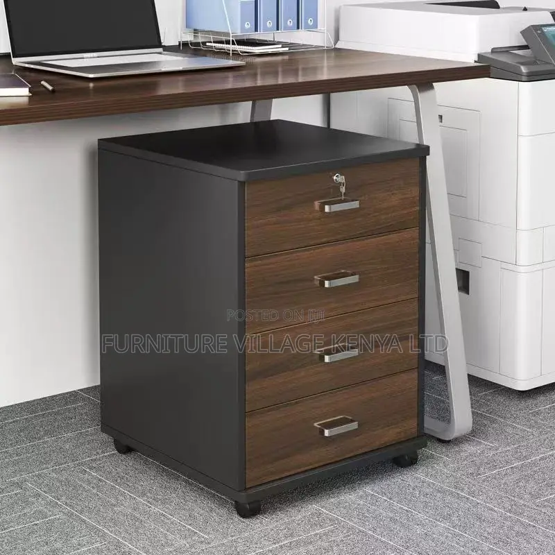 Office Cabinet; 3-drawer Wooden Office File Cabinet