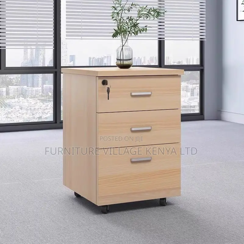 Office Cabinet; 3-drawer Wooden Office File Cabinet