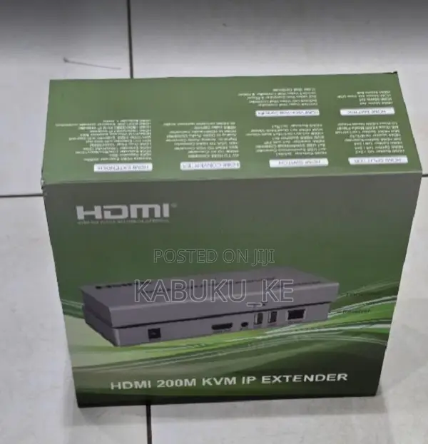 4k 120m Hdmi Kvm Extender Over Cat 6 With Usb Mouse