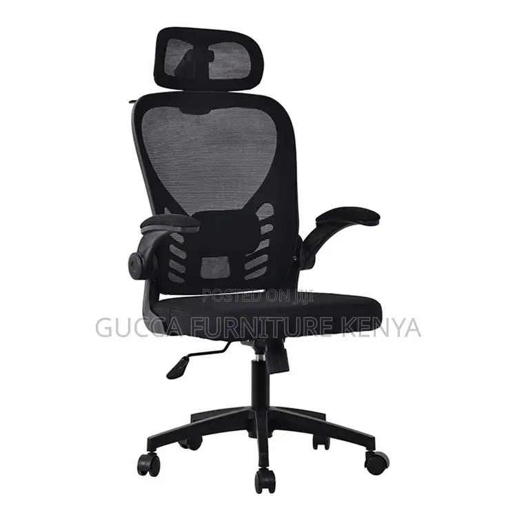 Ergonomic Mesh Office Chair With Flip Armrest