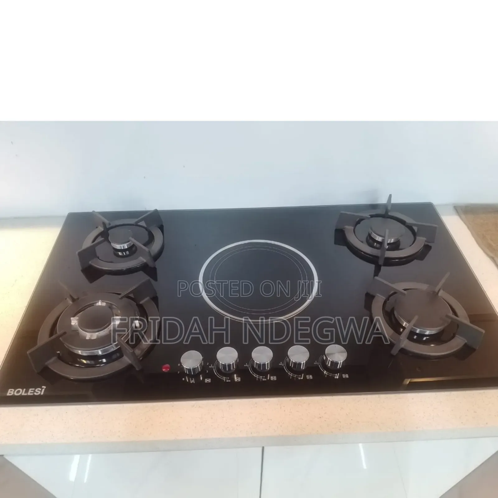 Bolesi Hob 4 Gas Burners +1 Infrared Electric