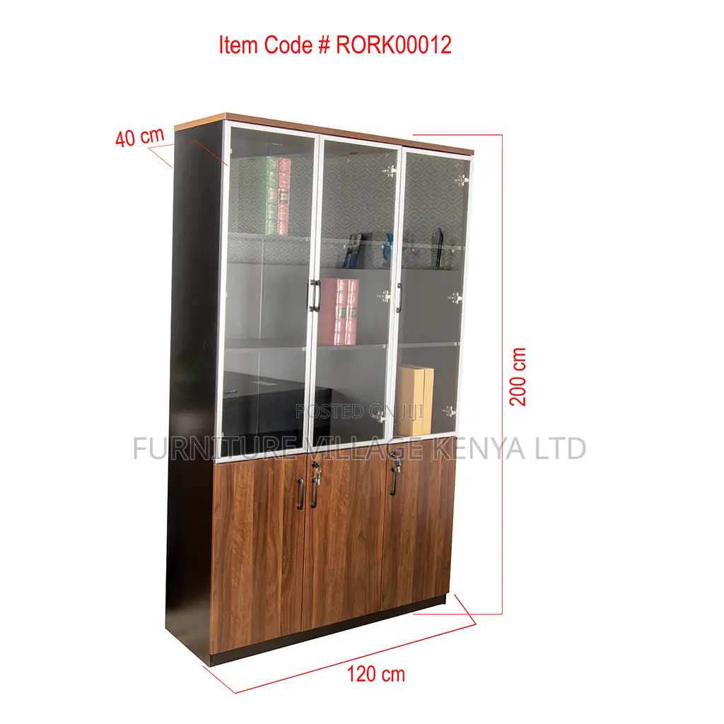Office Cabinet ; 2-door Wooden Office Storage Cabinet