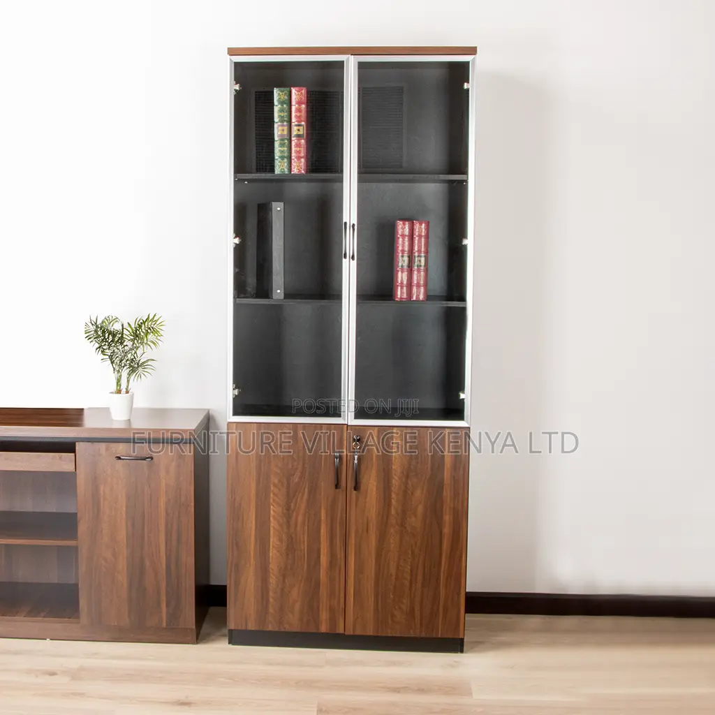 Office Cabinet ; 2-door Wooden Office Storage Cabinet