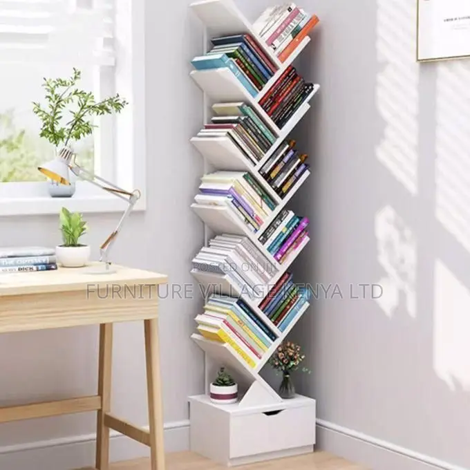 Office Bookshelf; Tree Shaped Office Storage Bookcase