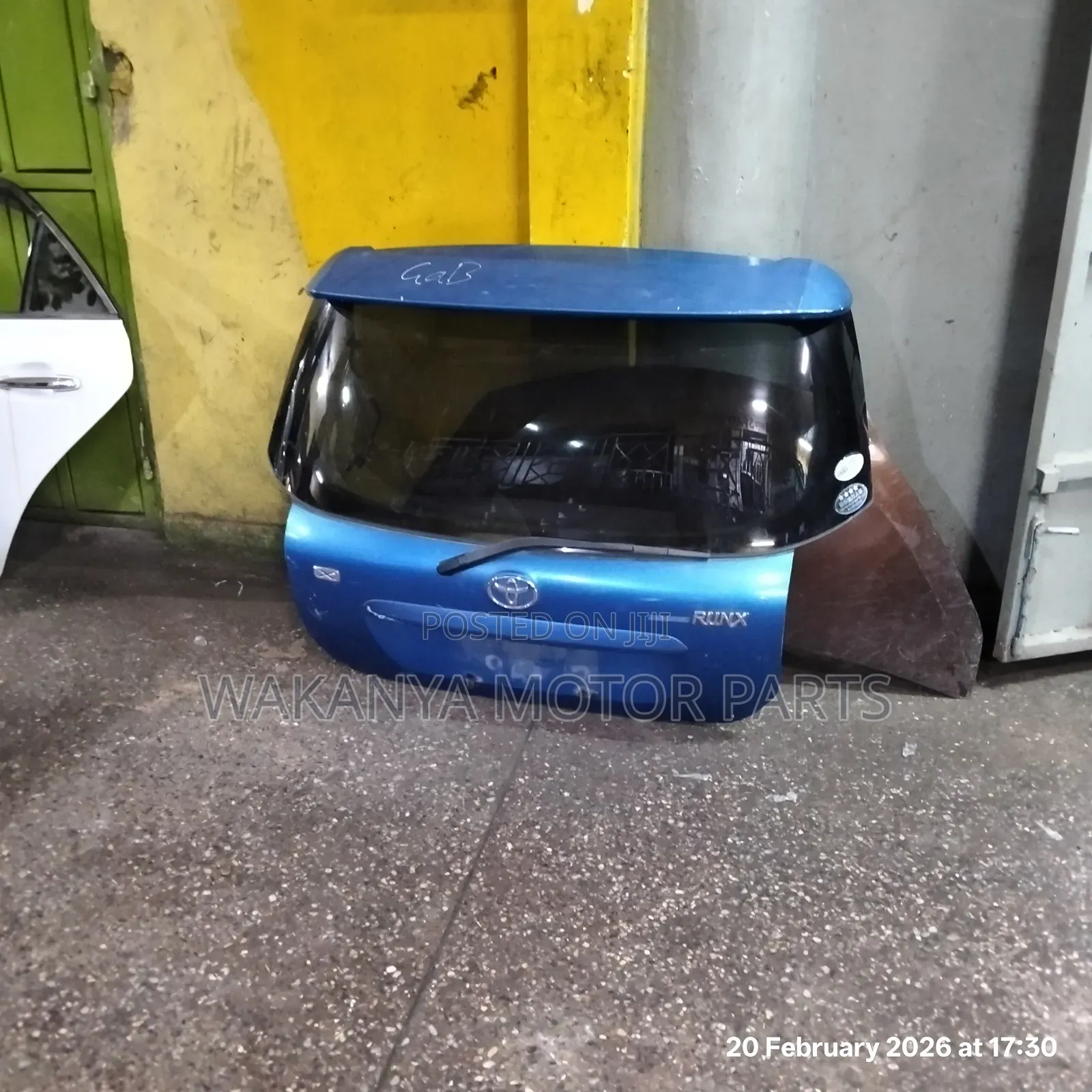 Toyota Alex/Runx Tailgate/Boot, Clean Ex Japan Parts