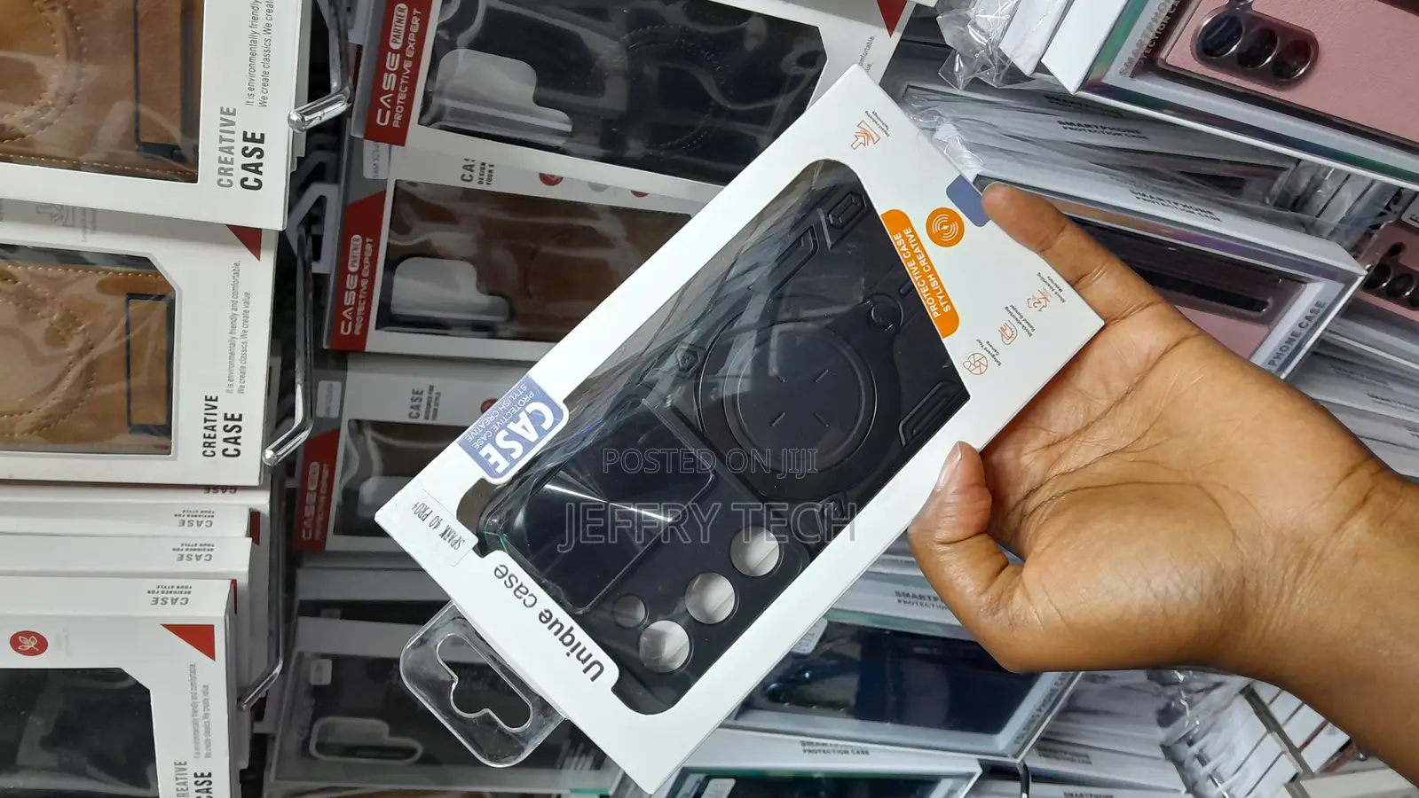 Laxii Magsafe Rotating Ring Stand Hard Case for Tecno Spark 40 Pro+