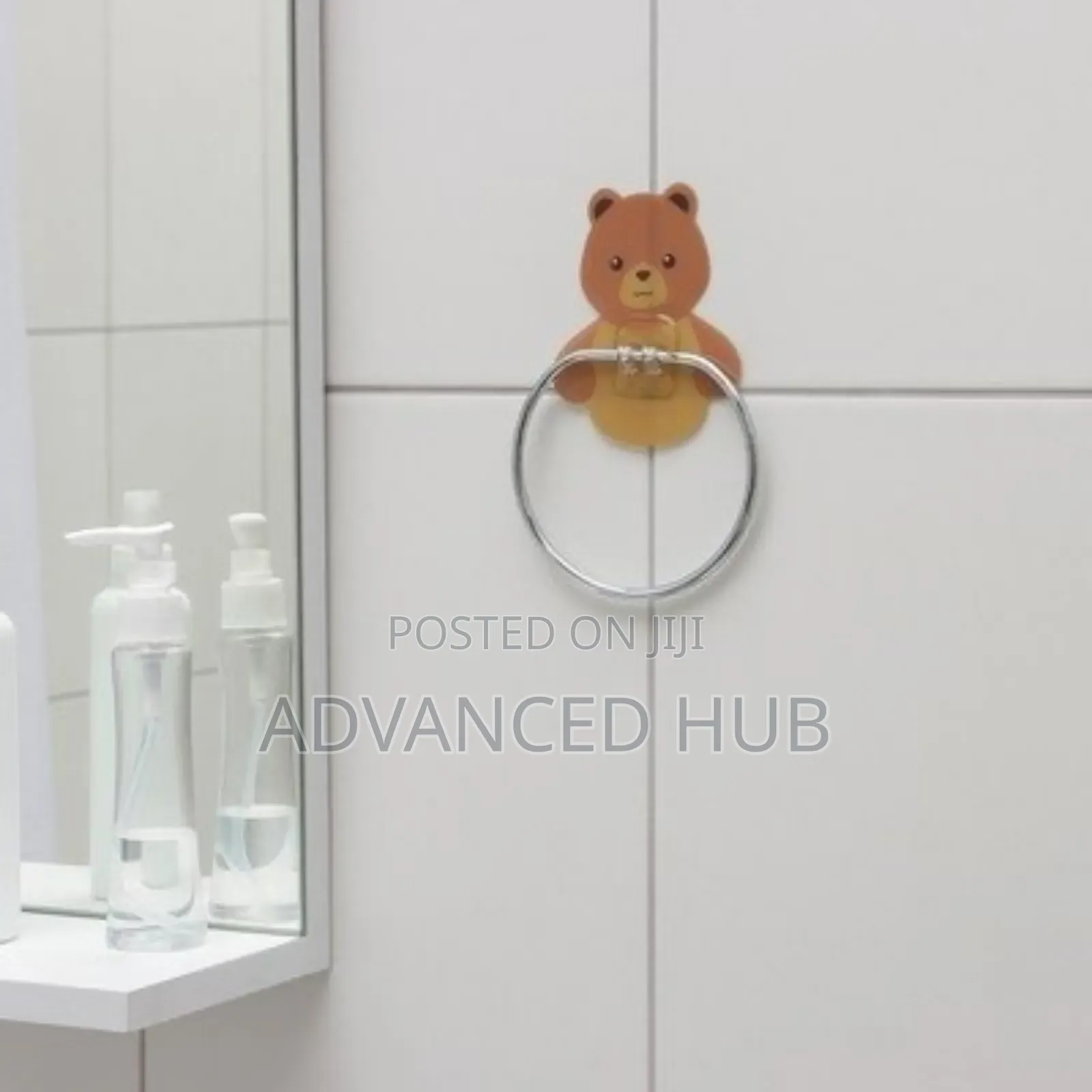 Punch Free Cartoon Themed Sink Towel Ring