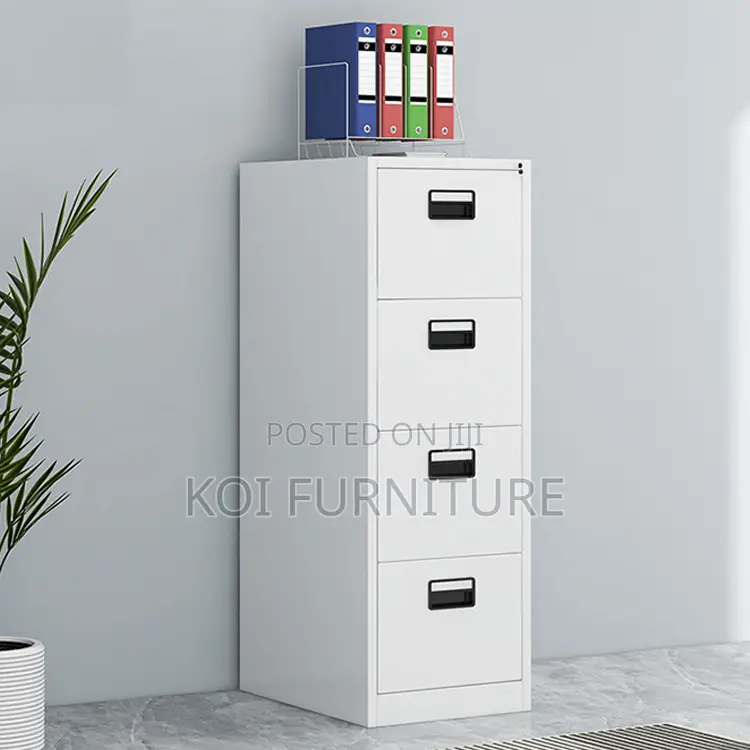 Office Cabinet : 4-Drawer Steel Office Cabinet