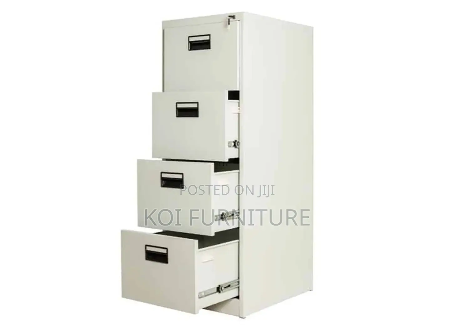 Office Cabinet : 4-Drawer Steel Office Cabinet
