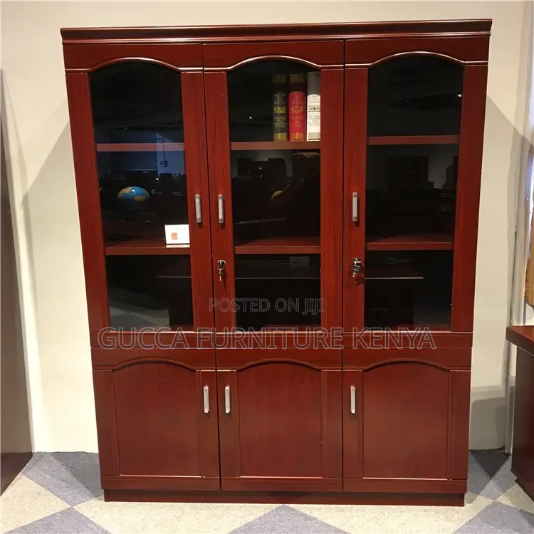 3-door's Mahogany Office Filling Cabinet