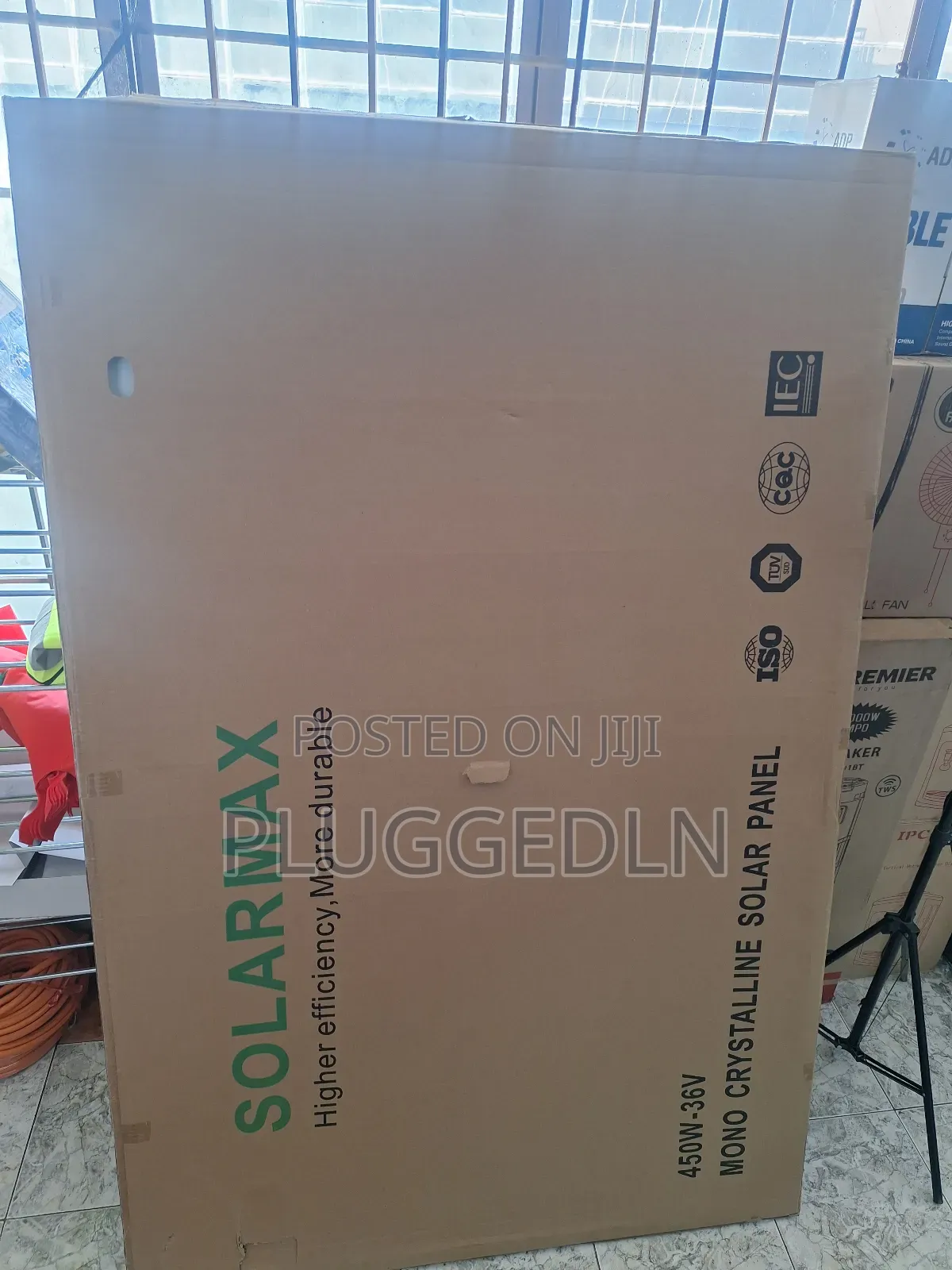 Solarmax 450w- 36v Mono Crystal Solar Panel