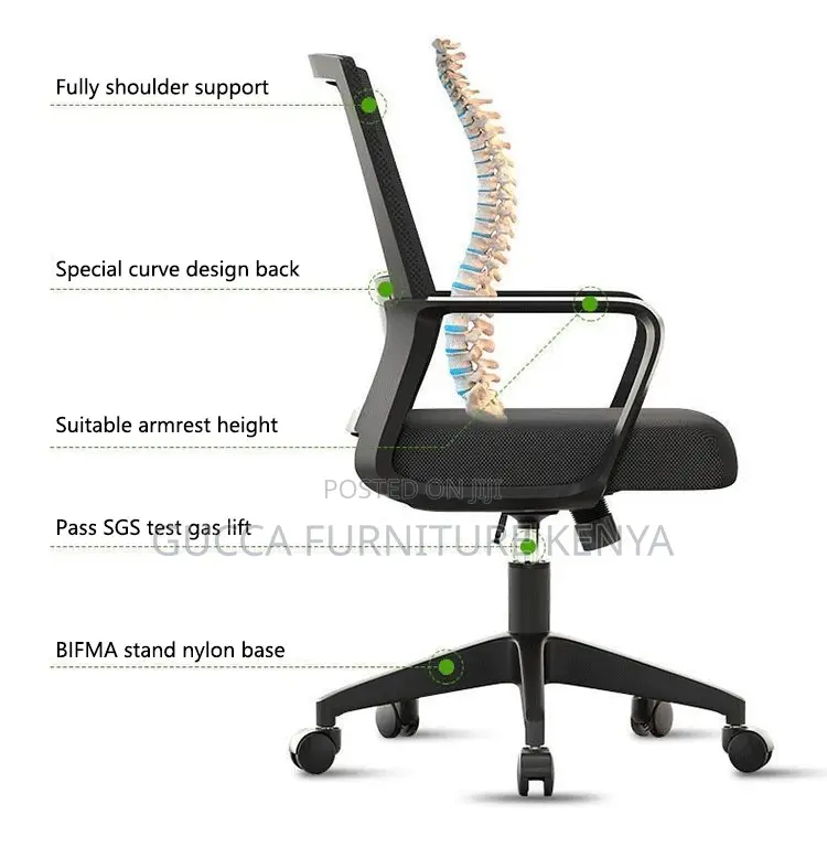 Ergonomic Mesh Captain Mesh Office Chair