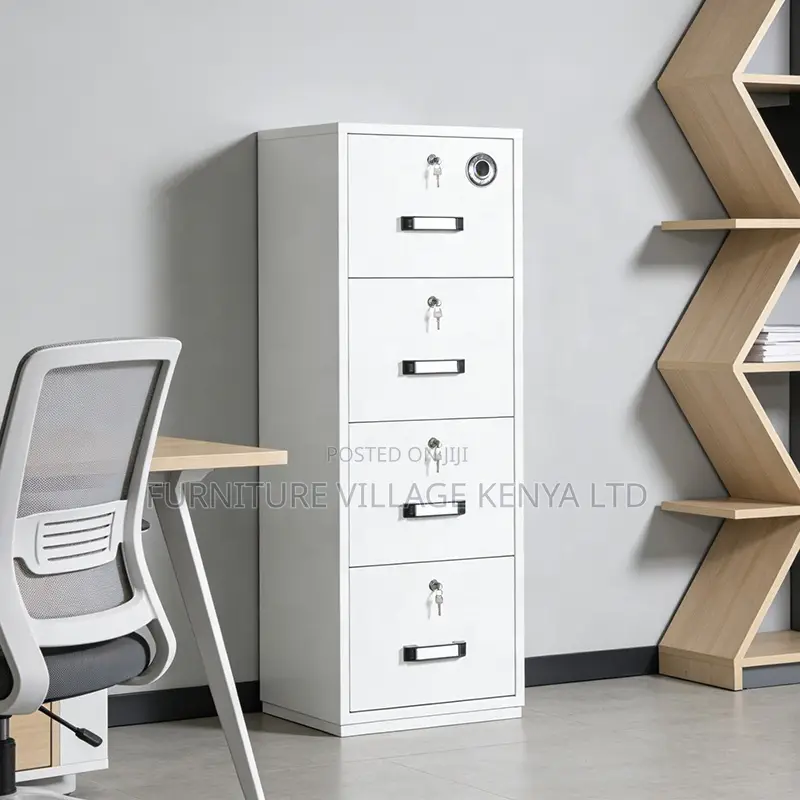Office Safe; 4-drawer Fireproof Security Office Safe