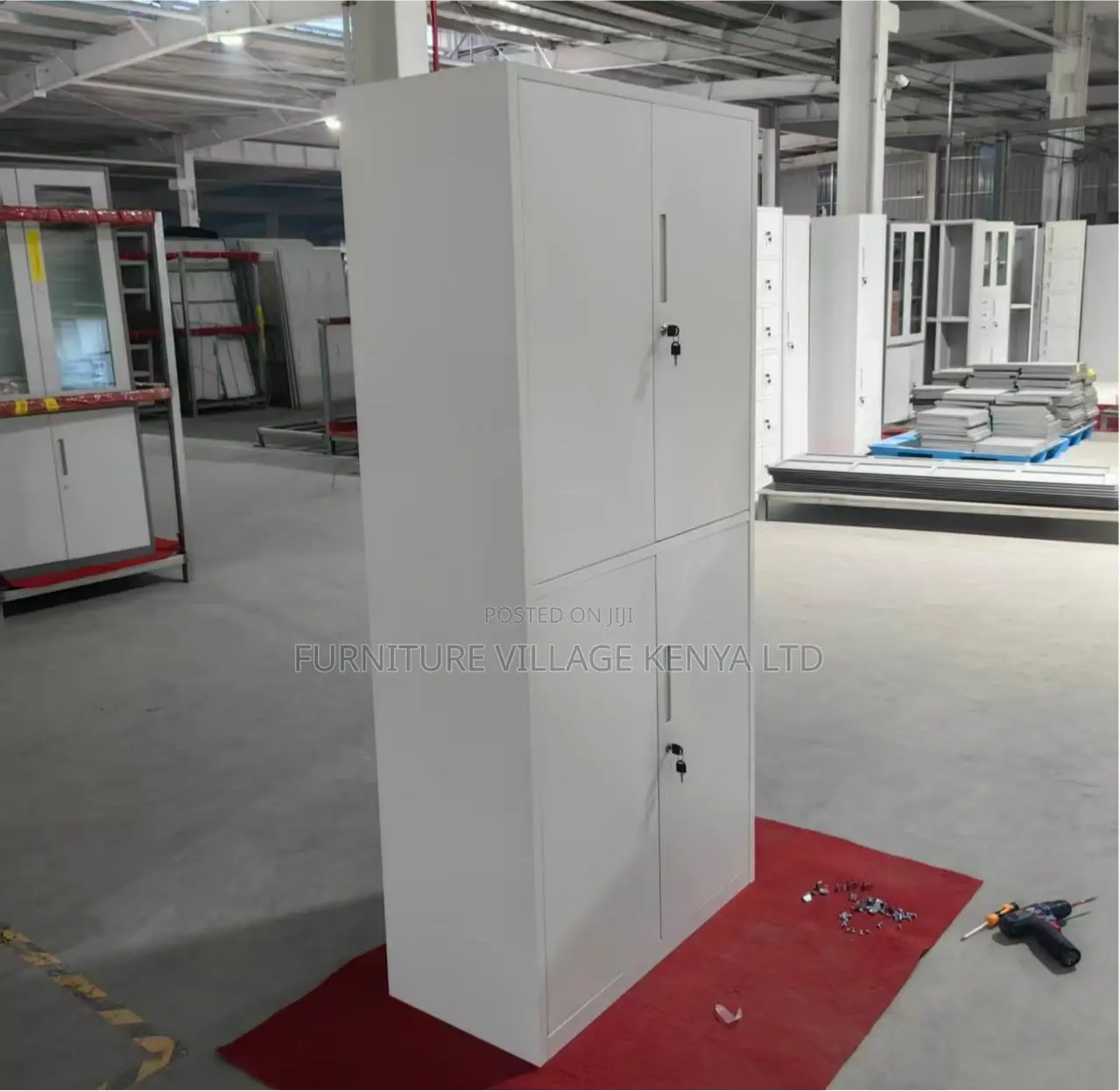 Office Cabinet ; 4-door Steel Office Storage Cabinet