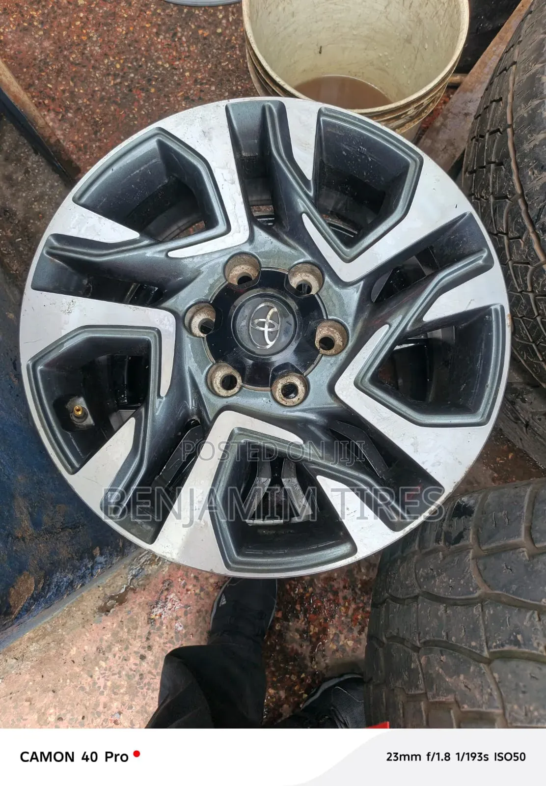 Original Rim Size 18 Inch For Toyota Fortuner.