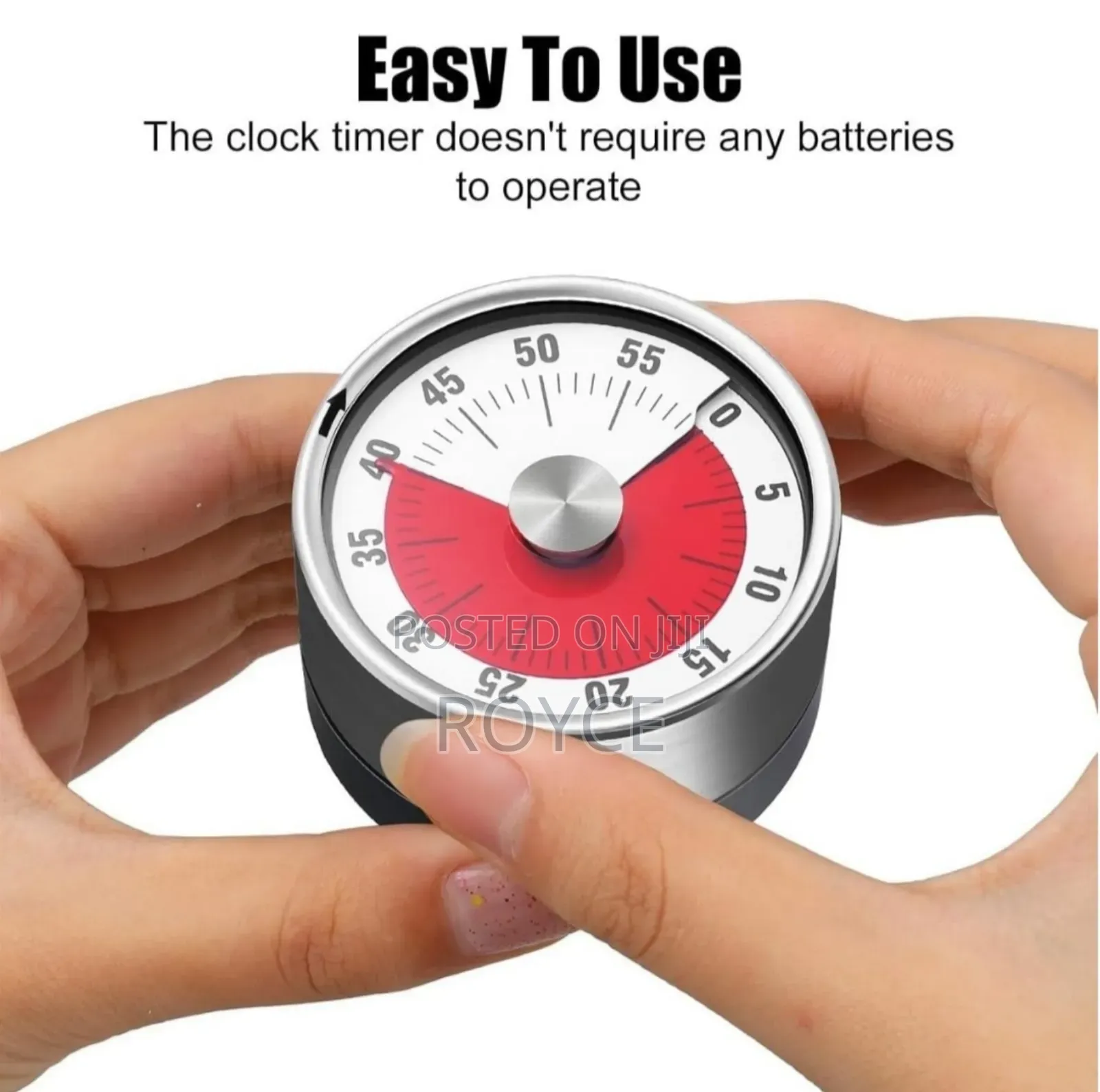 Kitchen Timer With Magnetic Back