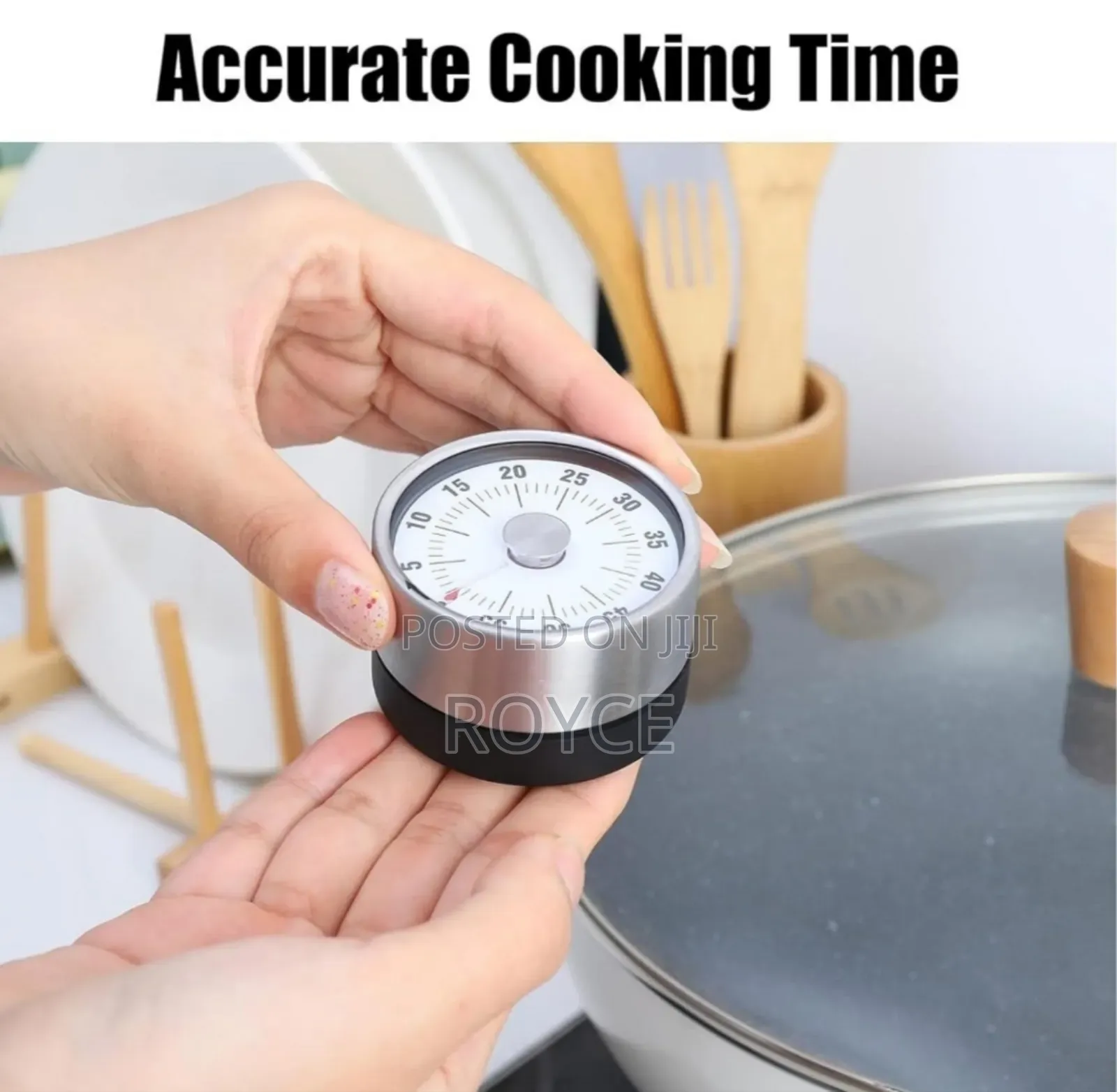 Kitchen Timer With Magnetic Back