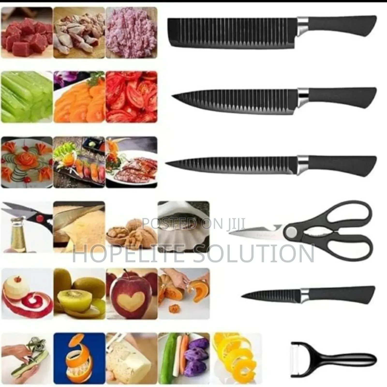 6pcs Zepter Knife Gift Pack Set
