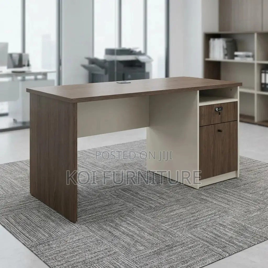 Office Desk ; 1.2 M Brown Imported Executive Home Office Desk