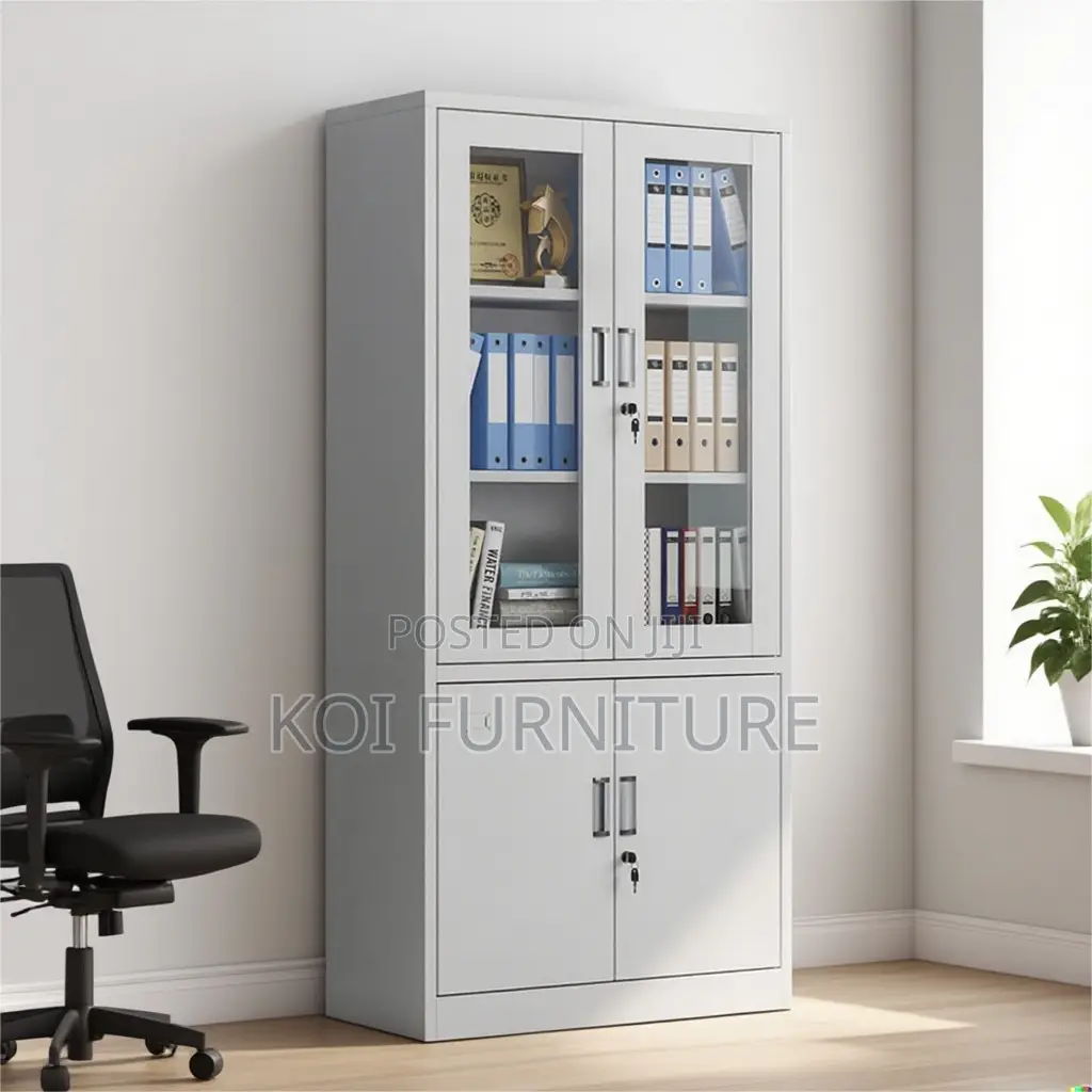 Office Cabinet; Half Glass Office Filing Cabinet