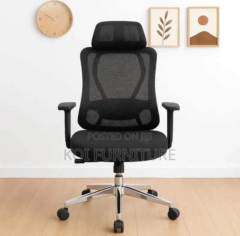 Office Chairs; High Back Orthopedic Office Fabric Chair