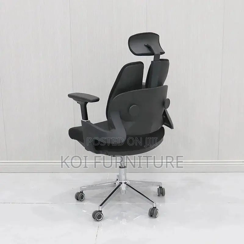 Office Chair; Orthopedic High Back Seat With Dual Backrest