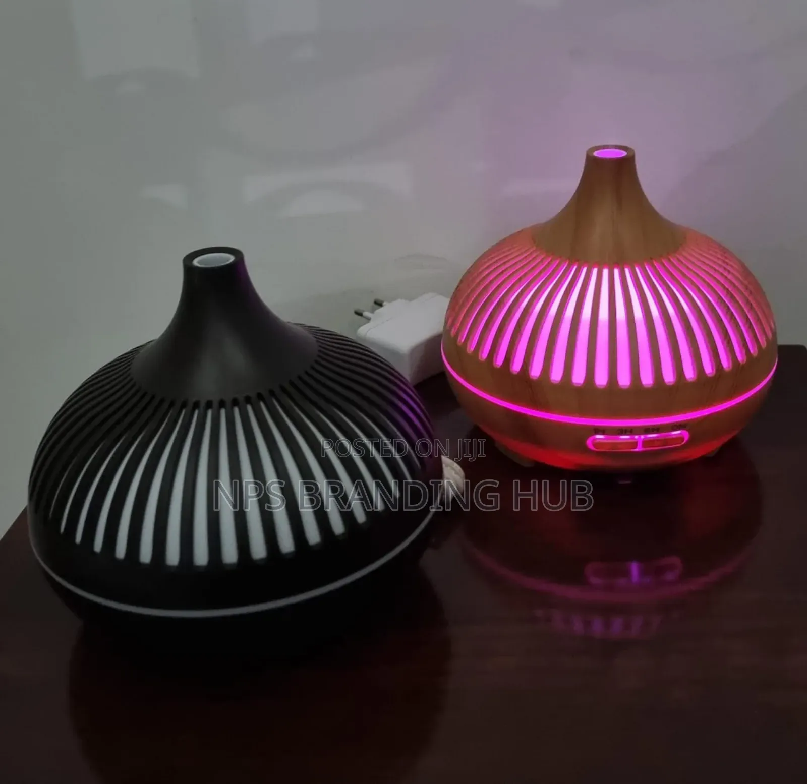 Big Pot 450ml Aroma Diffuser Humidifier 2 Wooden P.O