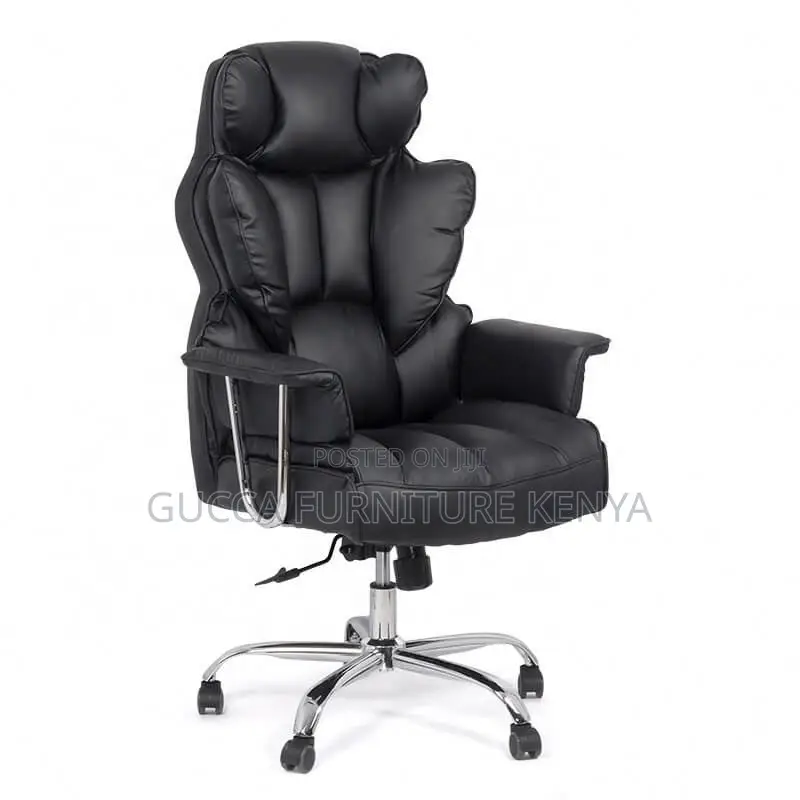Leather Executive Reclining Computer Chair