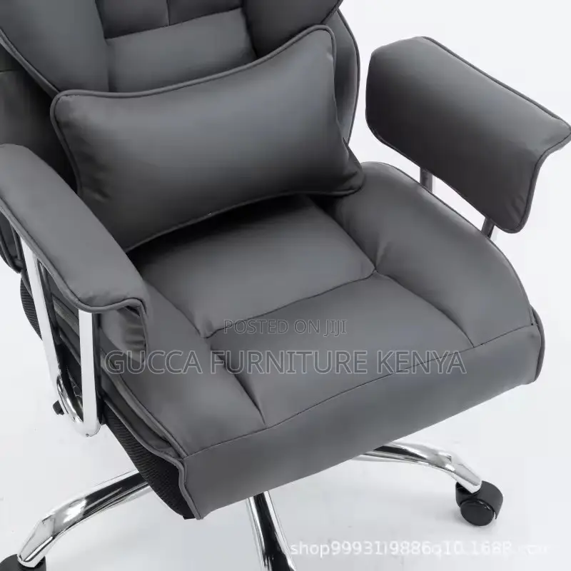 Leather Executive Reclining Computer Chair