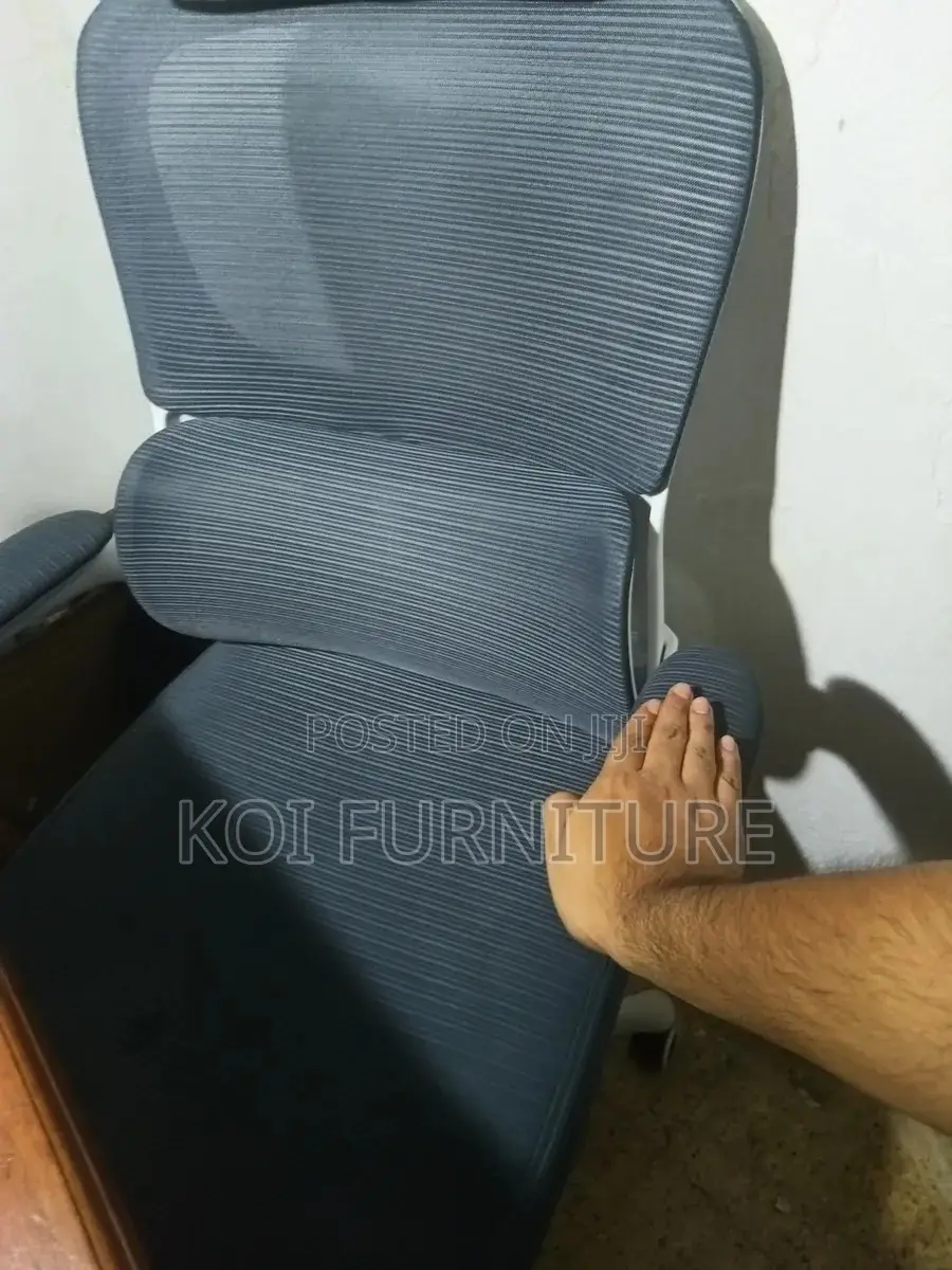 Office Chair; Ergonomic High Back Fabric Executive Office Seat