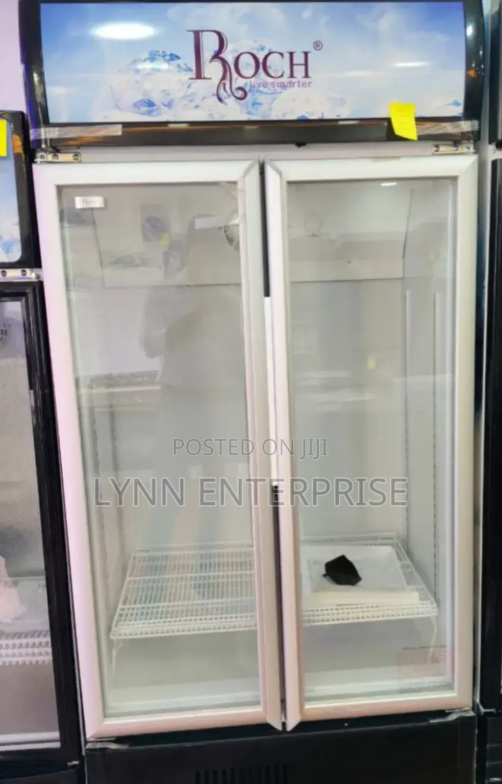 505 Litres Roch Vertical Showcase Model RSF-680-O (Side by Size)