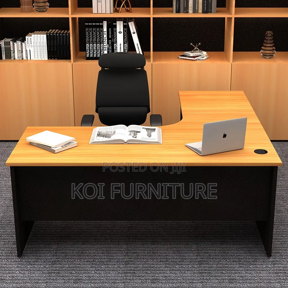 Office Desk; Curved Executive Home Office Desk