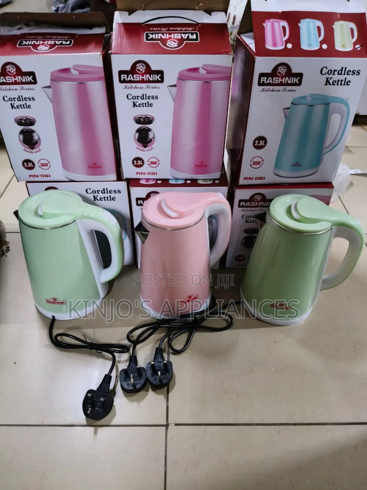 Rashnik 2.3 Litres Plastic Electric Kettle