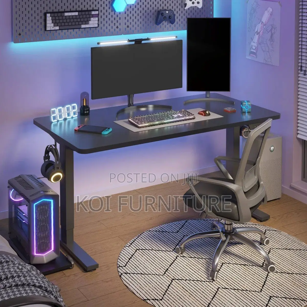 Office Table; Height Adjustable Ytr Smart Desk