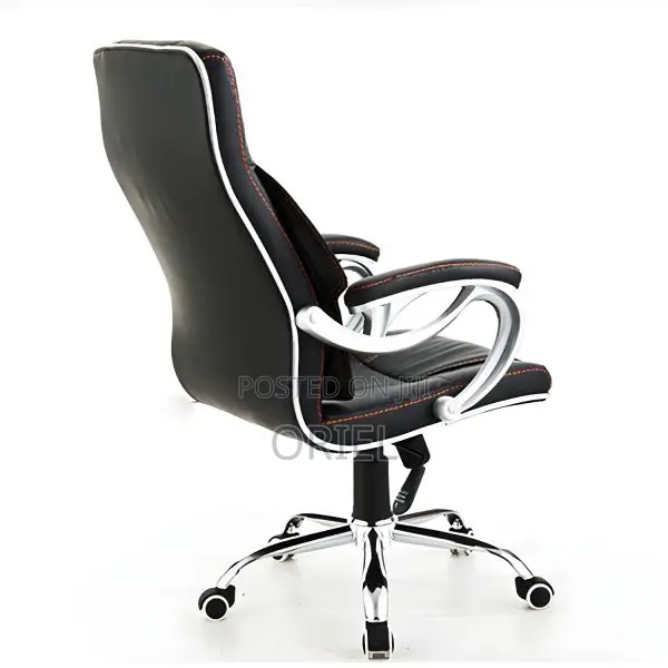 Office Chair : Office Leather Seat High-Back Chair