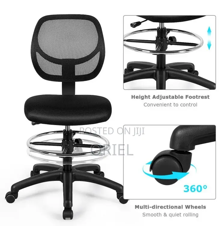 Office Chair: Receptionist Ergonomic Chair