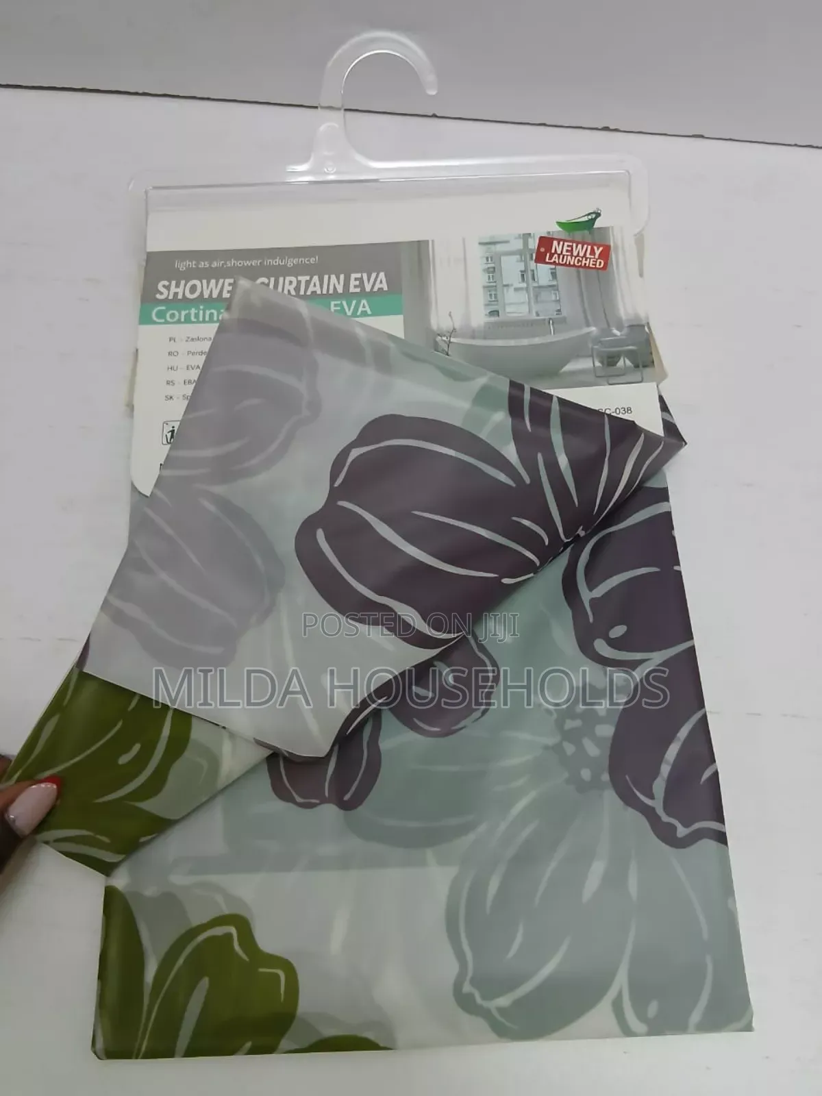 Waterproof Fabric Printed Shower Curtains.